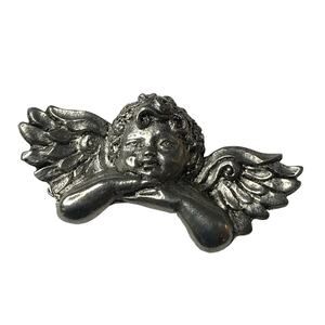 Winged Cupid Lapel Pin Pinback Vintage